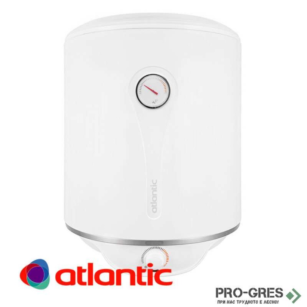 Електрически бойлер Atlantic, Steatite Turbo 50 литра, 2100 W, сух керамичен нагревател