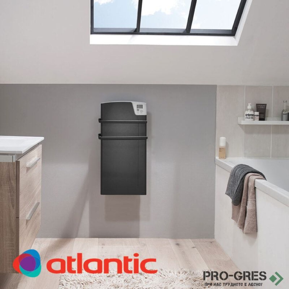 Електрически конвектор с вентилатор Atlantic KEA 800 W / 600 W, антрацит