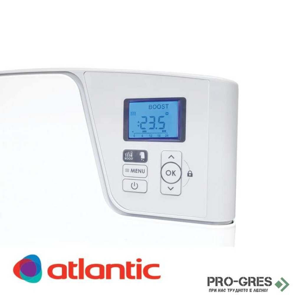 Електрически конвектор с вентилатор Atlantic KEA 800 W / 600 W, антрацит