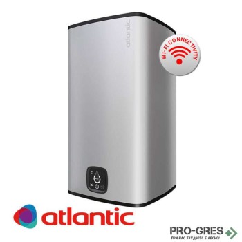 Електрически бойлер Atlantic CUBE Silver Steatite Wi-Fi, 150 литра