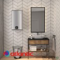 Електрически бойлер Atlantic CUBE Silver Steatite Wi-Fi, 75 литра