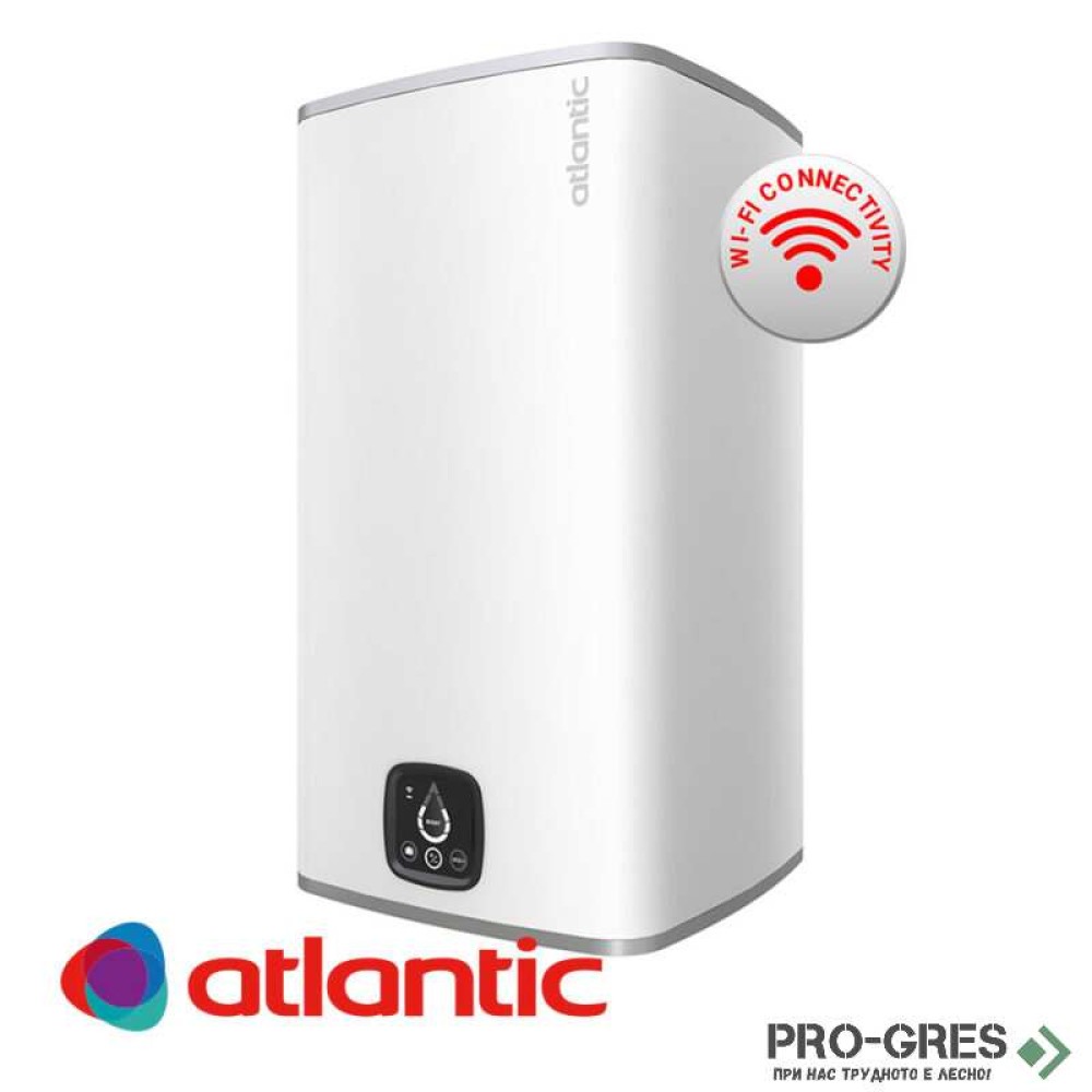 Електрически бойлер Atlantic CUBE Steatite Wi-Fi, 75 литра