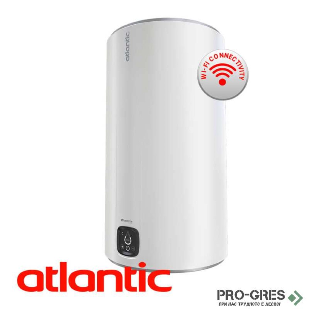 Електрически бойлер Atlantic Genius Steatite Wi-Fi, 80 литра