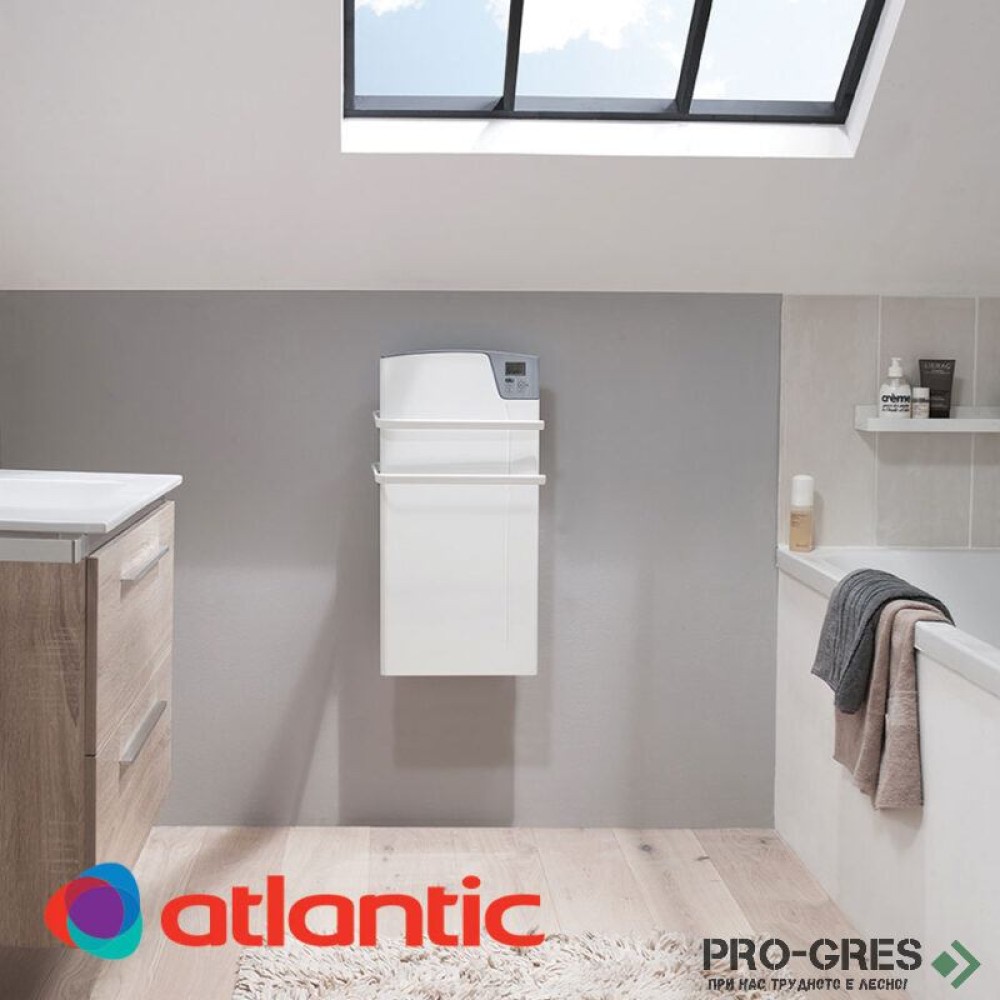 Електрически конвектор с вентилатор Atlantic KEA 800 W / 600 W, бял