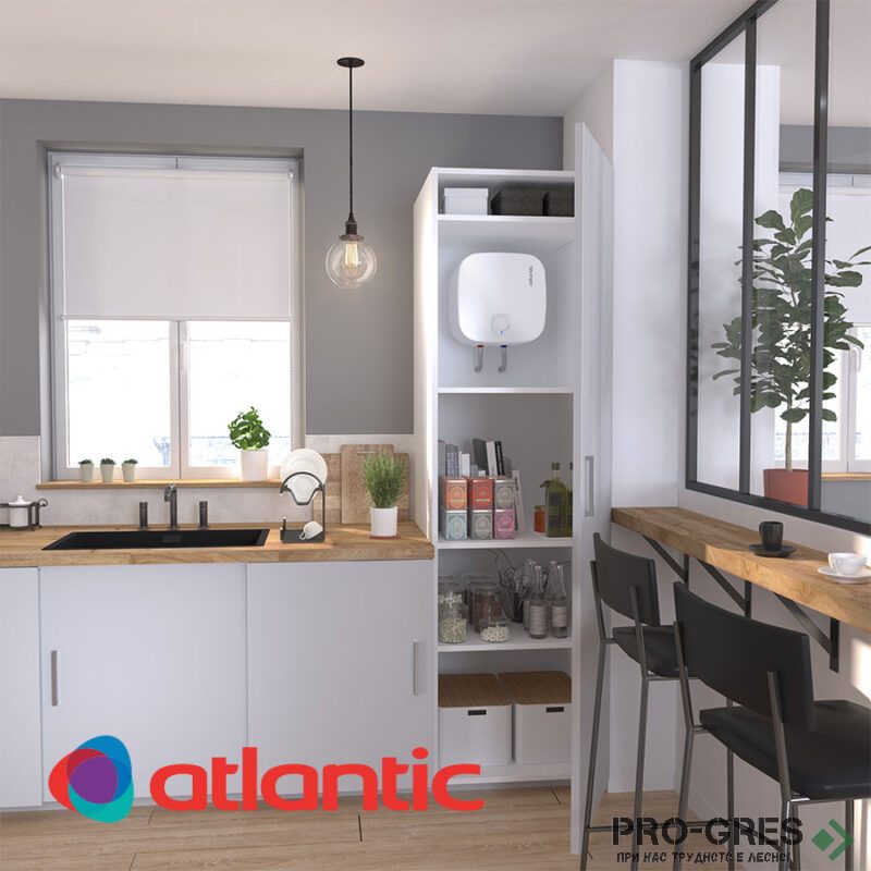 Малолитражен бойлер Atlantic Nanto 30 литра, за монтаж над мивка