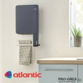 Конвектор за баня TELIA, черен с поставка за кърпи 1000+800 W