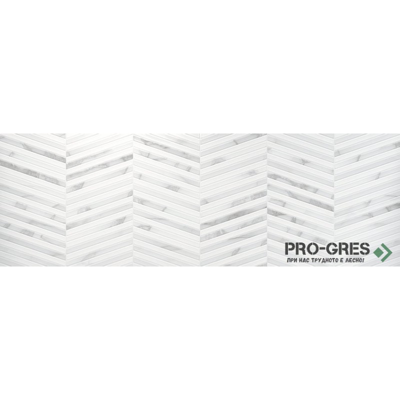 Фаянс Newbury Graz White Slim Rect 30×90 см