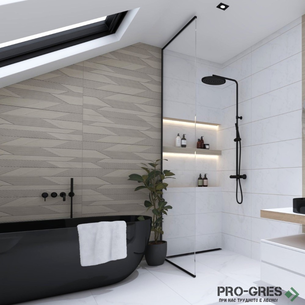 Плочки за баня Azuvi Mariner Corda 30×90 см Плочки за баня Azuvi Mariner Corda 30×90 см