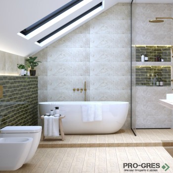 Плочки за баня Baldocer Canyon Beige 30×90 см
