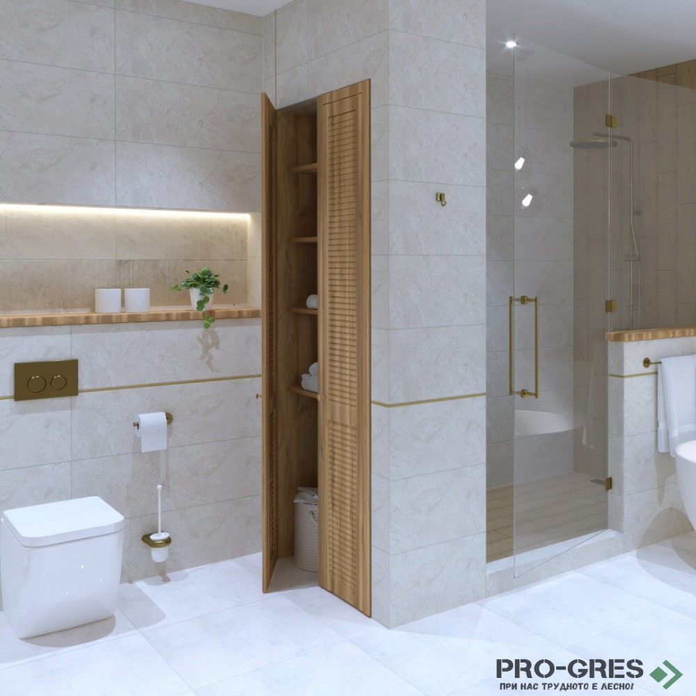 Плочки за баня Baldocer Canyon Bone 30×90 см