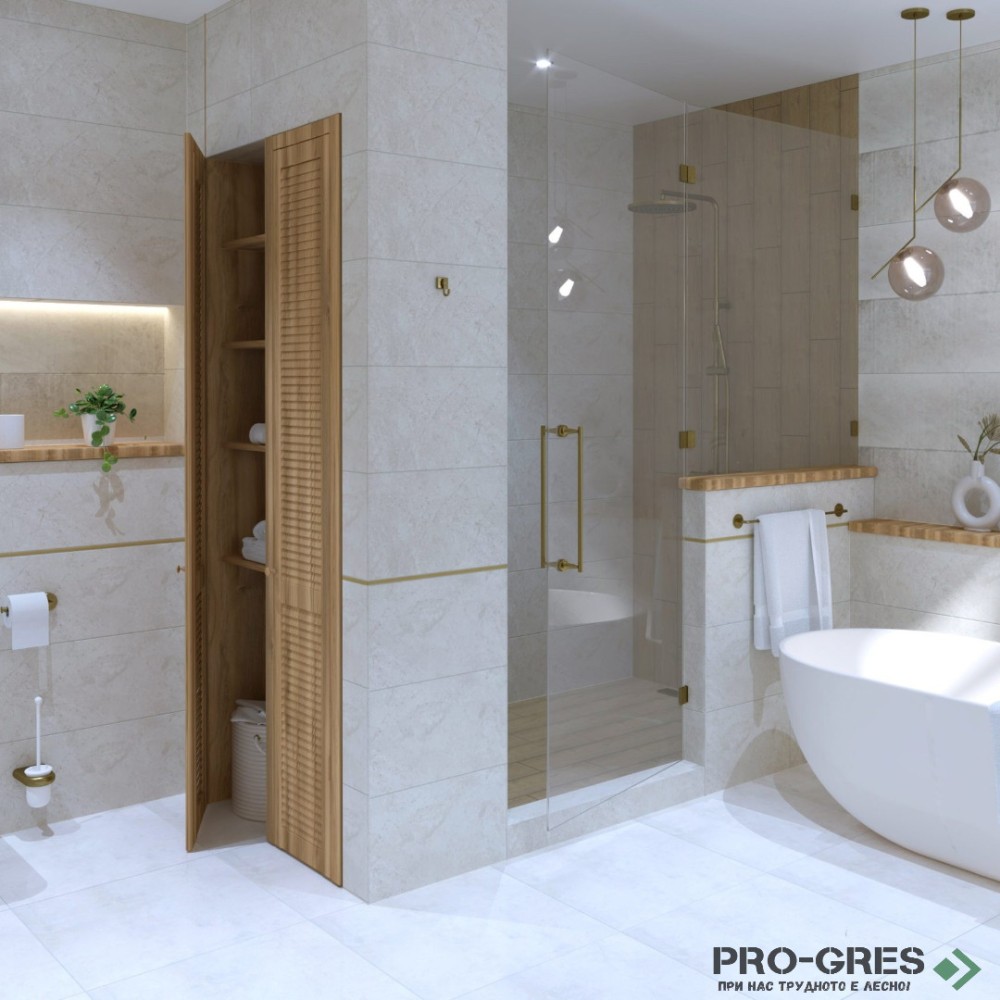 Плочки за баня Baldocer Canyon Bone 30×90 см