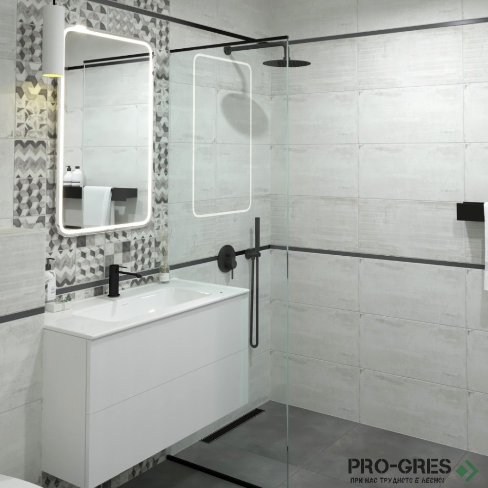 Плочки за баня Baldocer Detroit White 30×60 см Плочки за баня Baldocer Detroit White 30×60 см