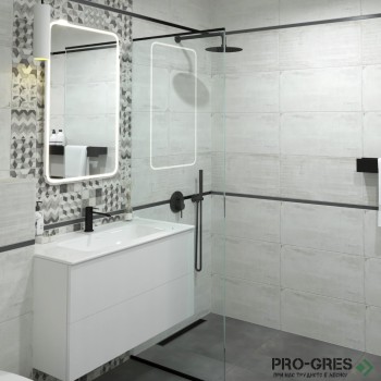 Плочки за баня Baldocer Detroit White 30×60 см