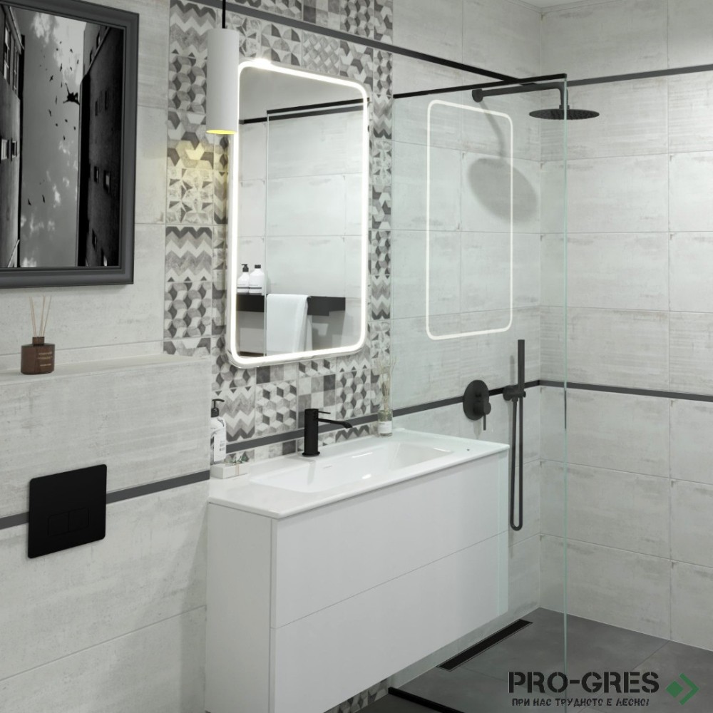 Плочки за баня Baldocer Detroit White 30×60 см Плочки за баня Baldocer Detroit White 30×60 см