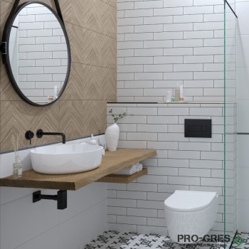Плочки за баня Baldocer Larchwood Ipe 30×90 см