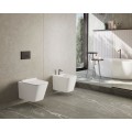 Промо комплект структура с хром бутон Grohe + конзолна чиния Becrisa Amarillo бяла