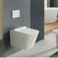 Промо комплект структура с хром бутон Grohe + конзолна чиния Becrisa Amarillo бяла