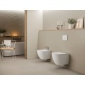 Промо комплект структура с хром бутон Grohe + конзолна чиния Becrisa Magenta бяла