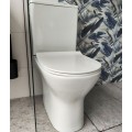 Моноблок  компактен ,без ръб - 61см бял гланц Becrisa Open Round