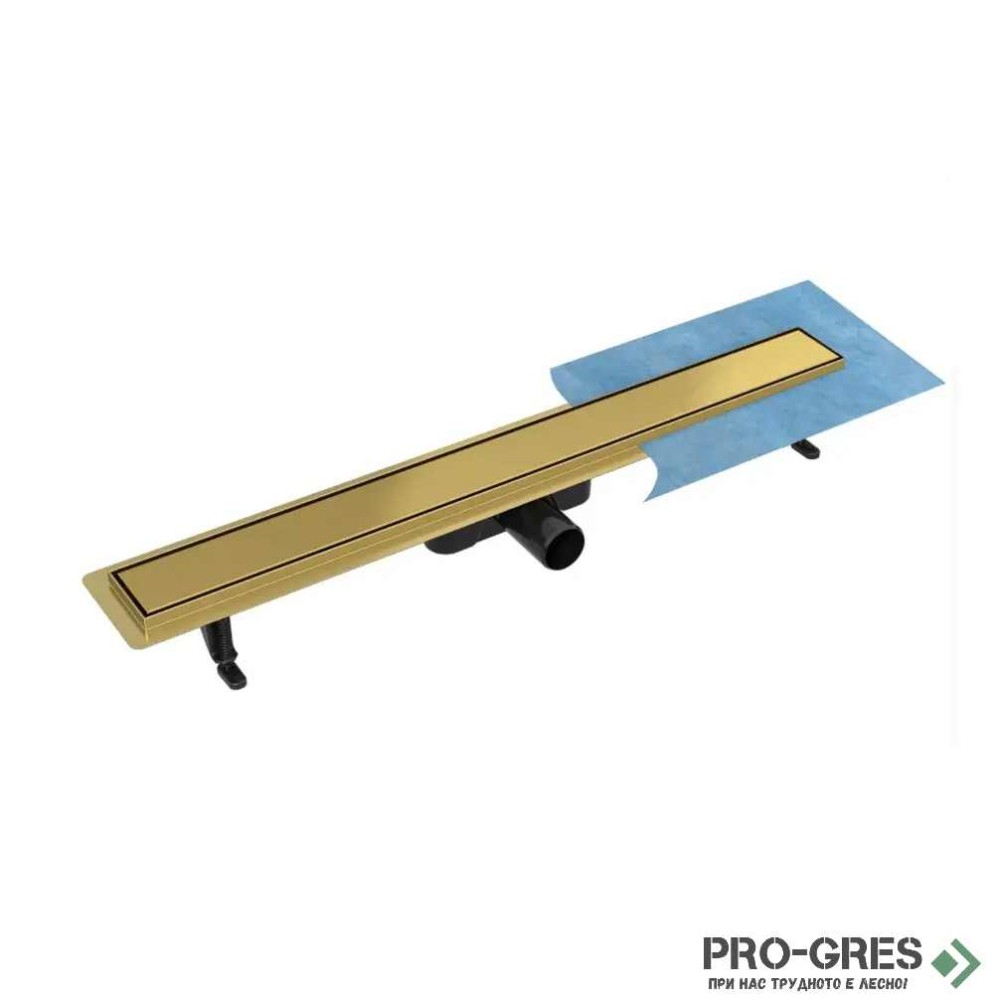 Лентов сифон 60 см Besco Virgo Gold Duo OL-60-VG