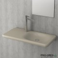 Мивка с плот, с пробит отвор за смесител, кашмир мат, 90см, Bocchi, Fenice 1165 011 0126