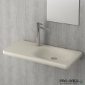 Мивка с плот, с пробит отвор за смесител, жасмин мат, 90см, Bocchi, Fenice 1165 007 0126