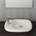 Умивалник купа с отвор за смесител, бисквита гланц, 54см, Bocchi, Fenice 1164 014 0126