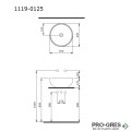 Умивалник за монтаж върху плот 45см Bocchi Venezia 1119 032 0125