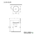 Умивалник за монтаж върху плот 40см Bocchi Venezia 1120 004 0125