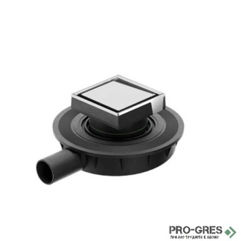 Подов сифон за вграждане на плочка 10х10 см,Bonomini, Mini Drain 6310MX50S9