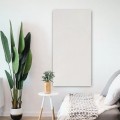 Лъчист отоплител за баня с акумулираща функция,Slim 800 W, бял гладък CLIMASTAR  (WHITE QUARTZ)