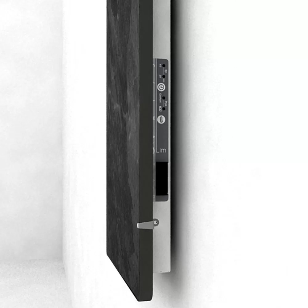 Лъчист отоплител за баня с акумулираща функция,Slim 800 W, черен CLIMASTAR  (SILEX DARK)