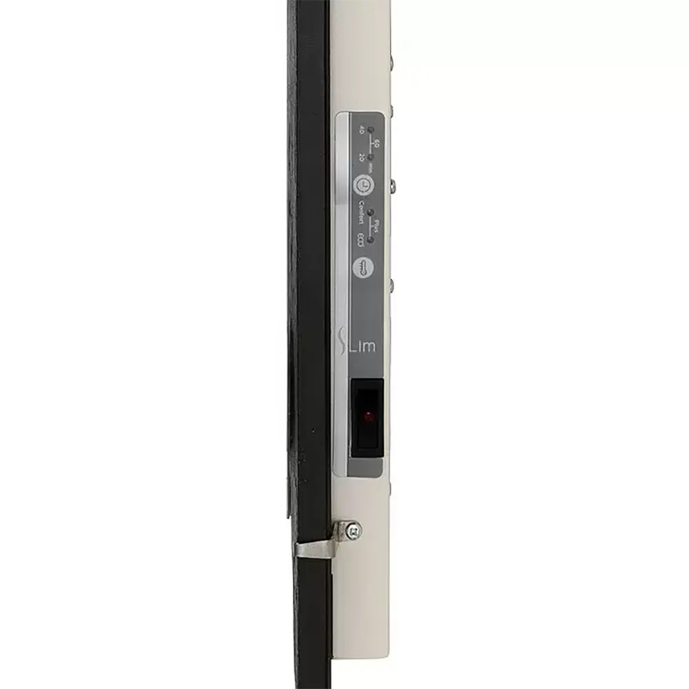 Лъчист отоплител за баня с акумулираща функция,Slim 800 W, черен CLIMASTAR  (SILEX DARK)