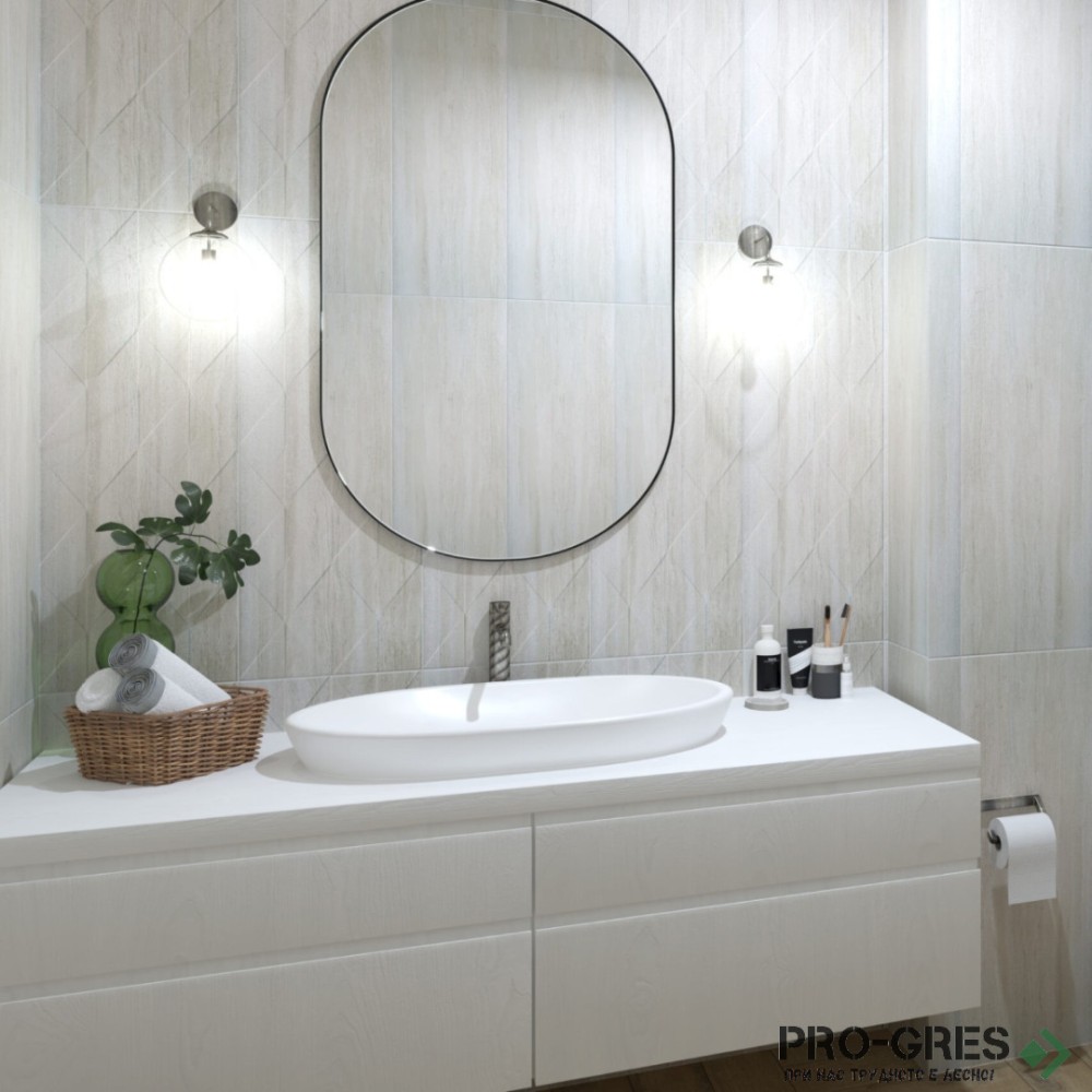 Плочки за баня Cerpa Baltimore Gris 33×90 см Плочки за баня Cerpa Baltimore Gris 33×90 см