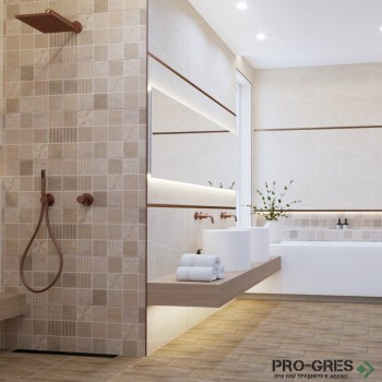 Плочки за баня Cerpa Calgary Beige 33×90 см
