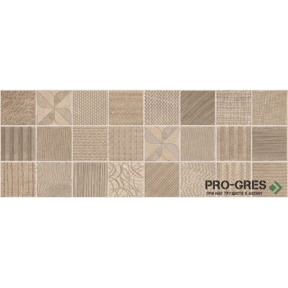 Фаянс Calgary Beige Decor Mix Matt 33×90 см