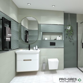 Плочки за баня Baldocer Montmartre Vert 30×90 см