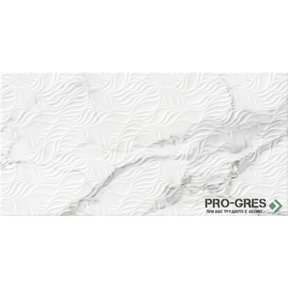 Фаянс Anima Leaves White Matt 30×60 см