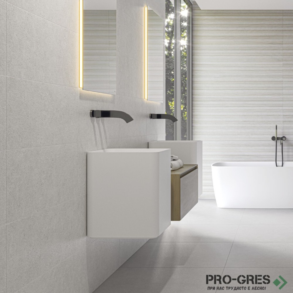 Плочки за баня Cifre Borneo White 30x75 Плочки за баня Cifre Borneo White 30x75