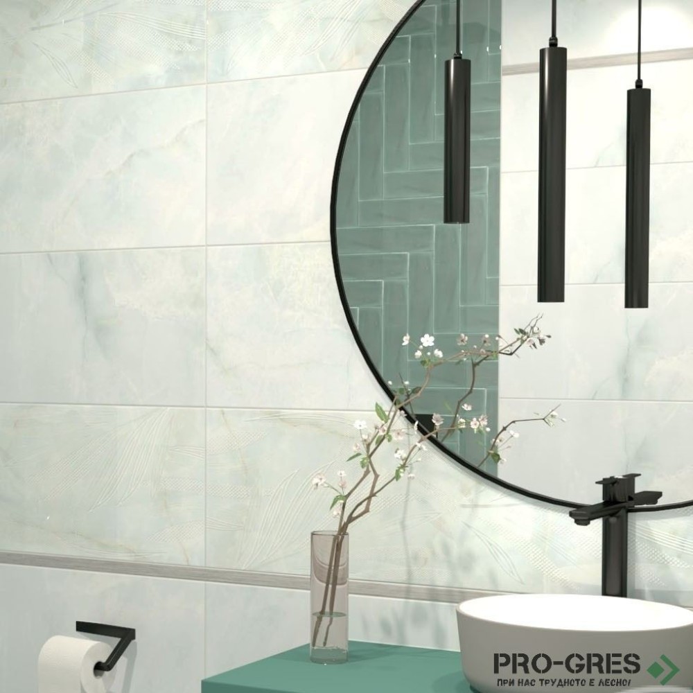 Плочки за баня Cifre Onix Blue 30×90 см Плочки за баня Cifre Onix Blue 30×90 см