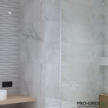 Плочки за баня Cifre Onix White 30×90 см