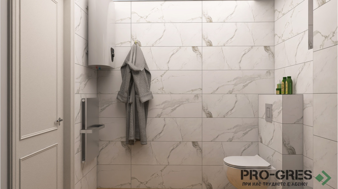 Проект Statuario Brilo & Soul Wood Roble