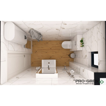 Проект Statuario Brilo & Soul Wood Roble
