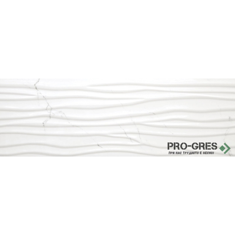 Плочки за баня Cifre -Statuario Wave Brilo гланц 30x90