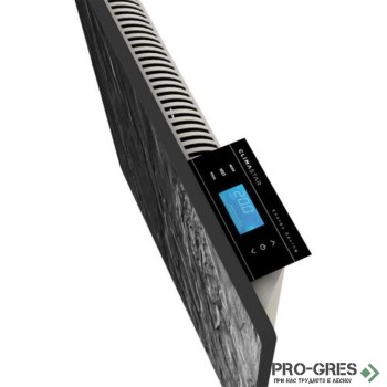 Електрически отоплител Smart PRO 2000 W, черен релеф
