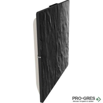 Електрически отоплител Smart PRO 2000 W, черен релеф