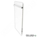 Лъчист отоплител за баня с акумулираща функция, CLIMASTAR Slim 800 W, бял гладък (WHITE QUARTZ)