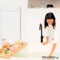 Лъчист отоплител за баня с акумулираща функция, CLIMASTAR Slim 800 W, бял гладък (WHITE QUARTZ)