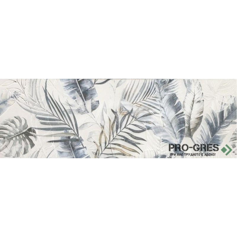 Фаянс Icon City White dec 30x90 cm Cristacer