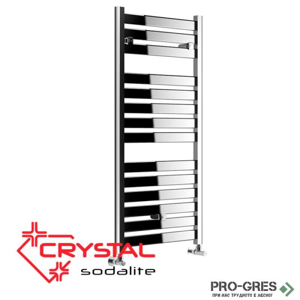 Лира за баня Crystal SODALITE STRAIGHT CHROME 300 W, 1150×500 mm